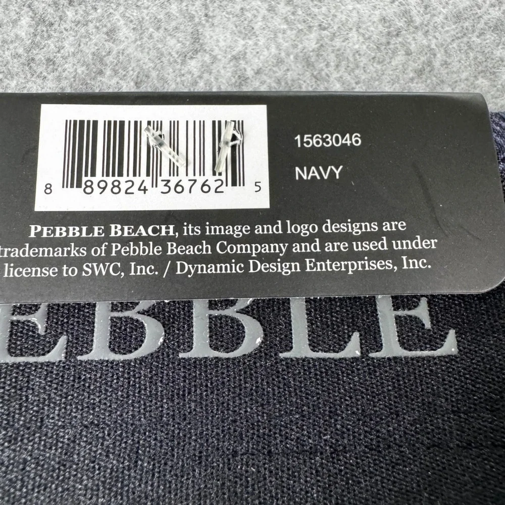 Pebble Beach Performance Shorts Men 40 Navy NEW Herringbone Golf Dry-Lux Stretch
